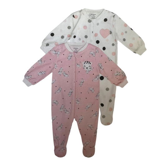 Set de 2 mameluco para niña Pekkle